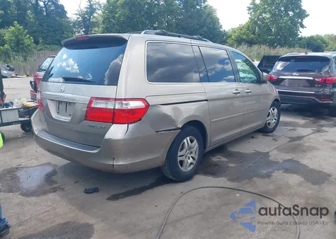 2005 Honda Odyssey Ex-L from USA, damaged, VIN 5FNRL38765B132609